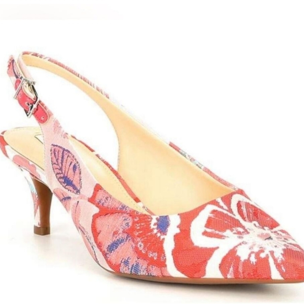 🍁Like New- Alex Marie Oskara Slingback Kitten Heel